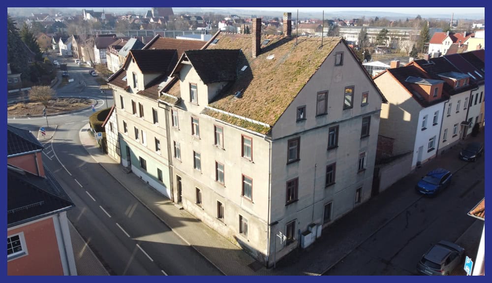 Sanierungsobjekt in der Orlastadt 1 Luftbild