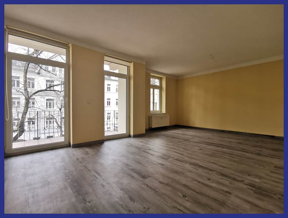 Schöne 3-Raum-Wohnung mit Balkon 1 Wohnzimmer