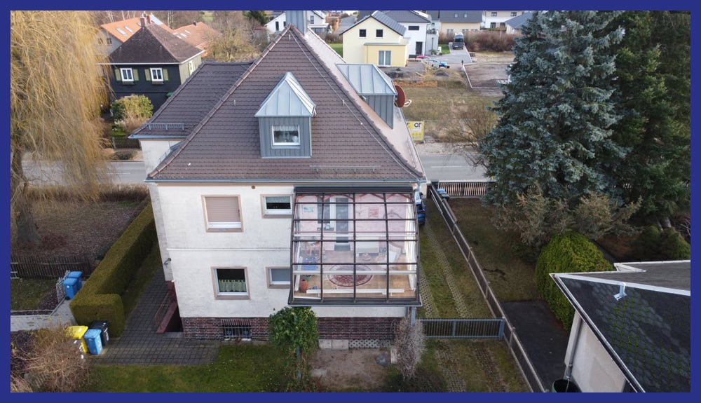 1-2 Familienhaus mit großem Grundstück mit Verkauf frei 3 Gartenseite